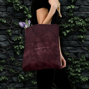 Samtene Weindamaske   Bordeaux Sangria Grunge Glam Tasche