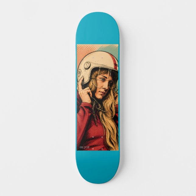 Samtige Geschwindigkeit Skateboard (Vorderseite)
