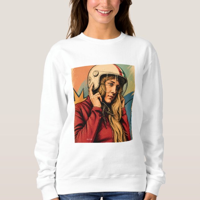 Samtige Geschwindigkeit Sweatshirt (Vorderseite)