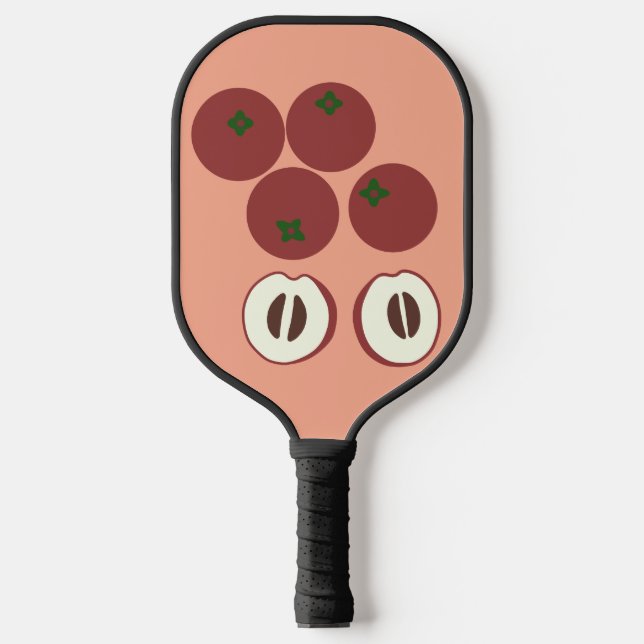 Samtiger Apfel-Pickleball-Schläger Pickleball Schläger (Vorderseite)
