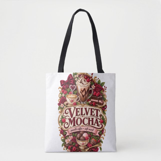 Samttüte Mocha Berry Cocoa Parlour Tasche (Vorderseite)