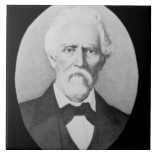 Samuel A. Maverick (1803-70) (b/w Foto) Fliese