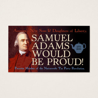 Samuel Adams carte de visite