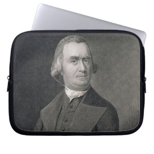Samuel Adams, graviert von G.F. Storm (fl.c.1834) Laptopschutzhülle