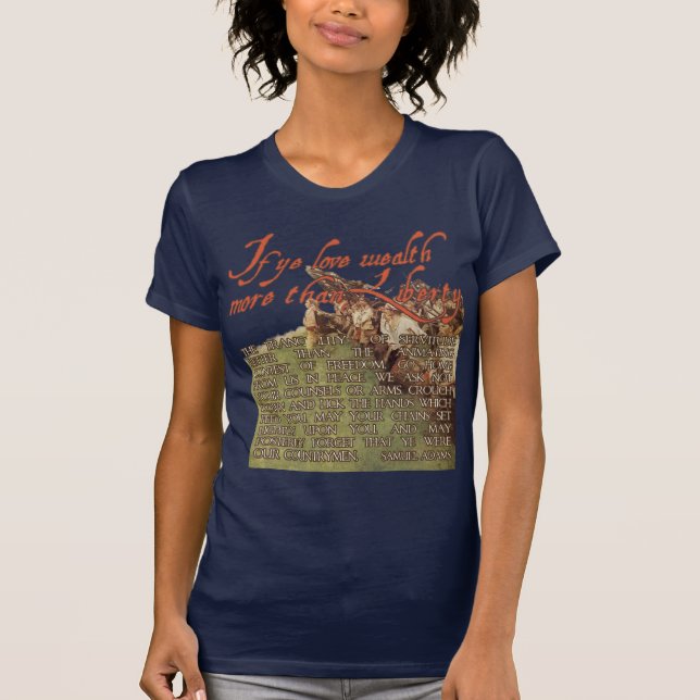 Samuel Adams:  Wenn YE-Liebereichtum mehr als T-Shirt (Vorderseite)