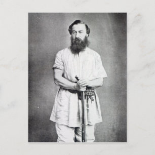 Samuel Baker, 1865 Postkarte