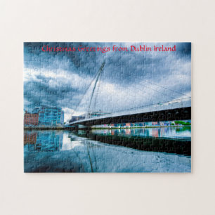 Samuel Beckett Bridge Dublin. Puzzle