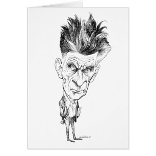 Samuel Beckett Karikatur von Edmund S Valtman