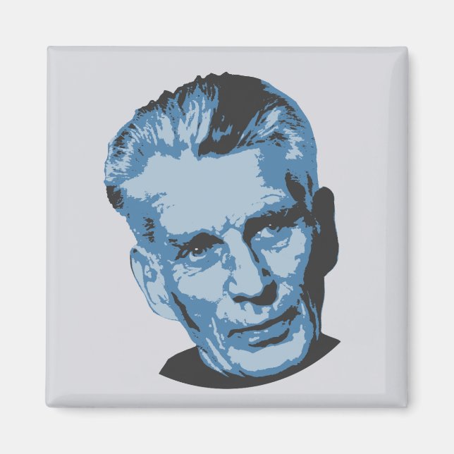 Samuel Beckett Magnet (Vorne)