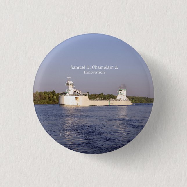 Samuel D. Champlain & Innovation Button (Vorderseite)