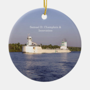 Samuel D. Champlain & Innovation Keramikornament