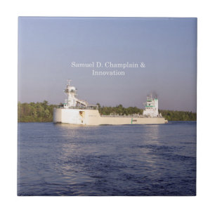 Samuel D. Champlain & Innovation tile Fliese