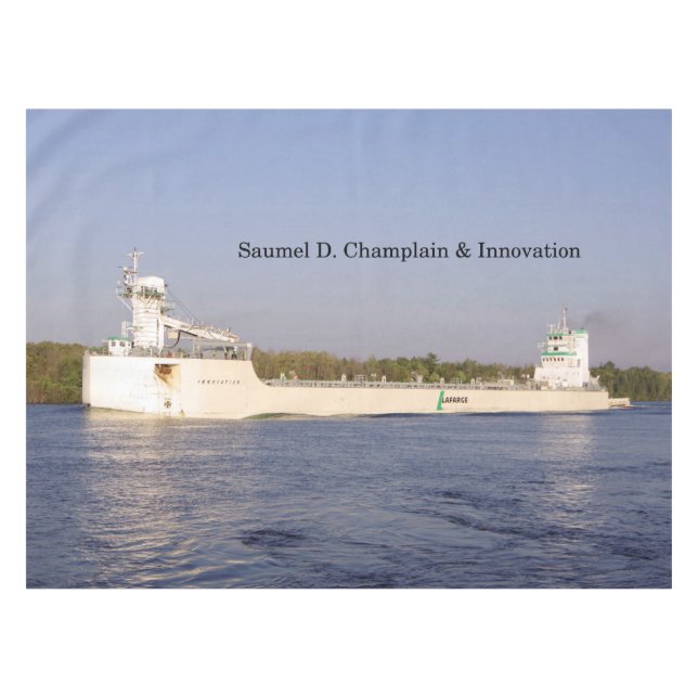 Samuel D. Champlain & nappe de table Innovation (Devant (Horizontal))