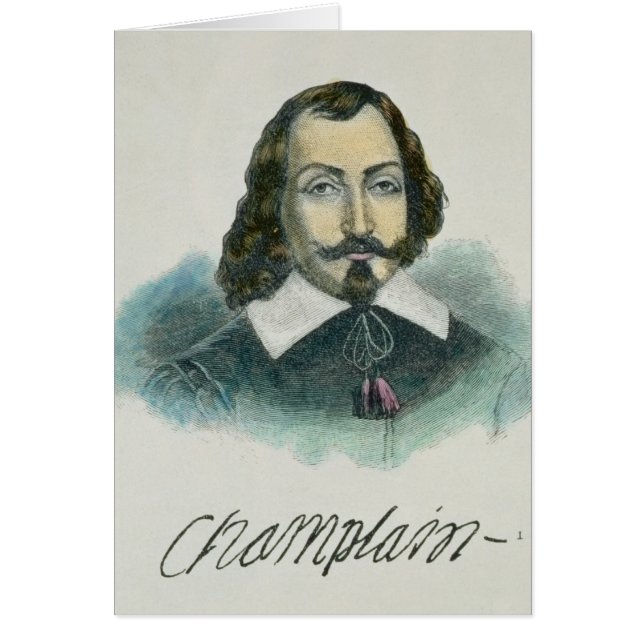 Samuel de Champlain (Vorne)
