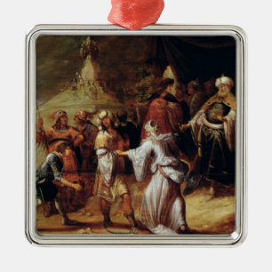 Samuel, der Agag, König des Amalekites tötet Ornament Aus Metall