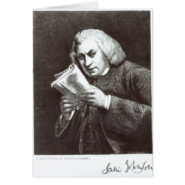 Samuel Johnson (Vorne)