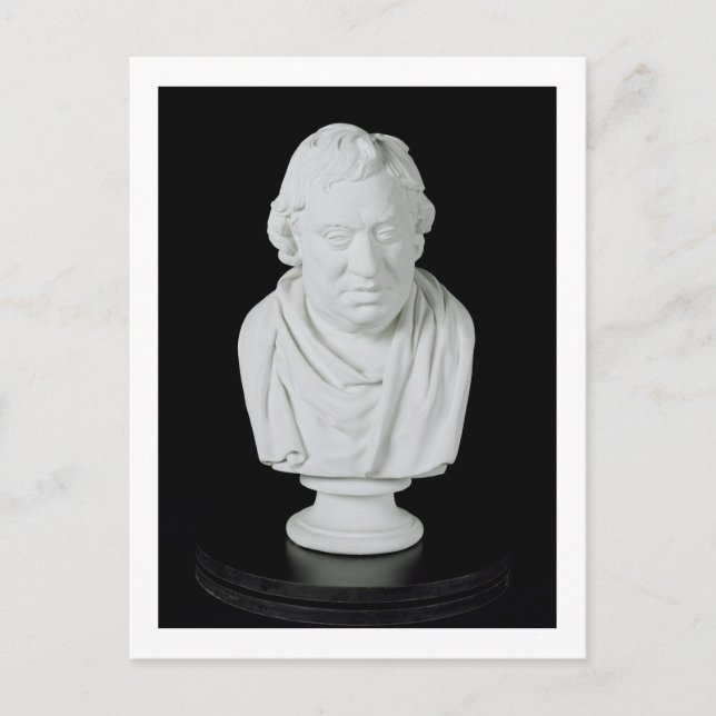 Samuel Johnson (1709-84) 1777 (Gips) Postkarte (Vorderseite)