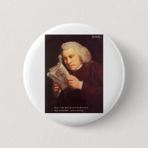 Samuel Johnson Liebe ist Weisheit Geschenkkarten E Button