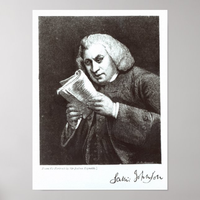 Samuel Johnson Poster (Vorne)