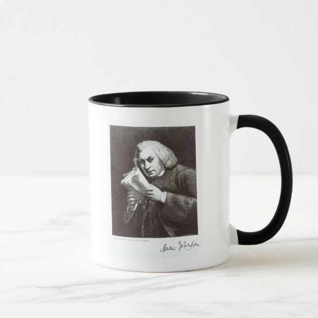 Samuel Johnson Tasse (Rechts)
