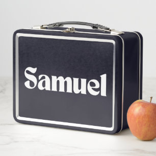 Samuel Name Personalisiert Metall Brotdose