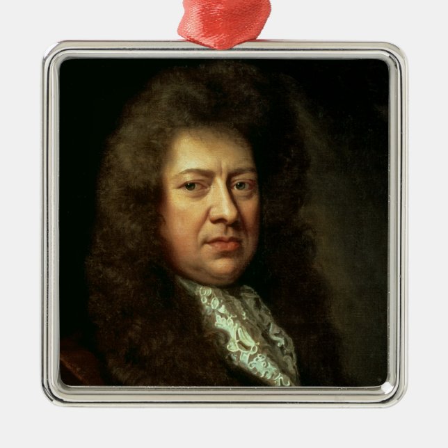 Samuel Pepys Silbernes Ornament (Vorne)