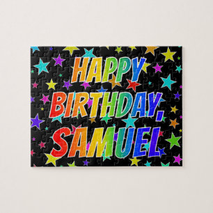 "SAMUEL" Vorname, Spaß "GLÜCKLICHER BIRTHTAG"