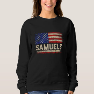 SAMUELS Nachname-Shirt SAMUELS Name Amerikanische Sweatshirt