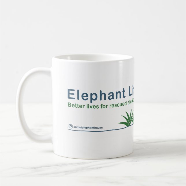 Samui Elephant Haven Tasse (Links)