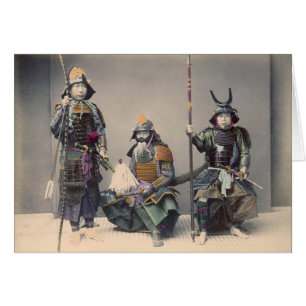 Samurai 3 im Rüstungs-Vintagen Foto