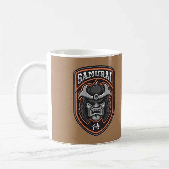 Samurai Abzeichen Kaffeetasse (Links)