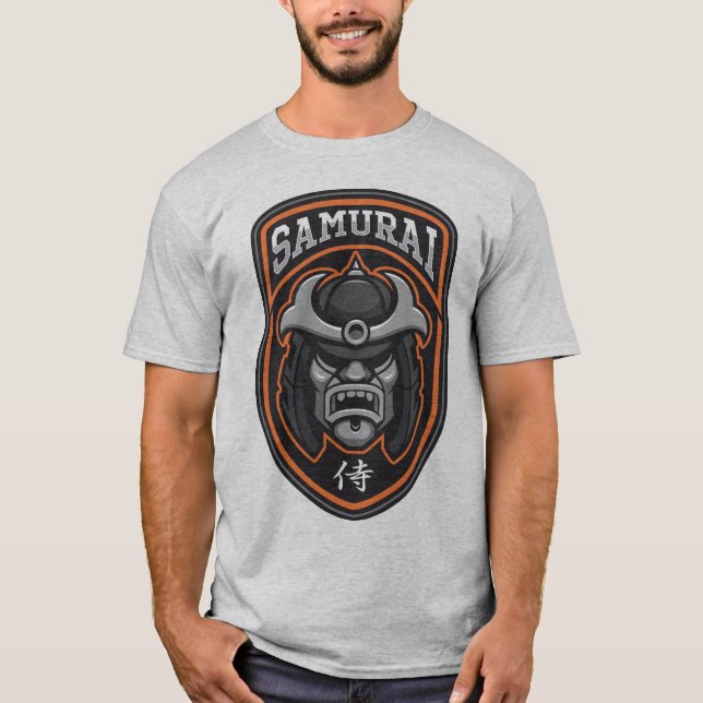 Samurai Abzeichen T-Shirt (Vorderseite)