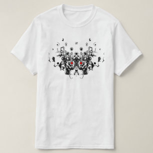 Samurai alte Dämonenmaske v1 T-Shirt