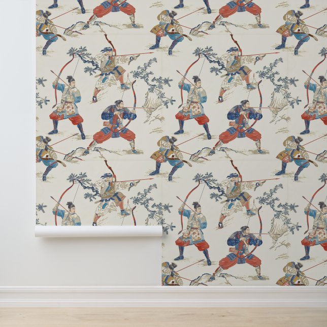 Samurai Archer papier peint Motif japonais (Application)
