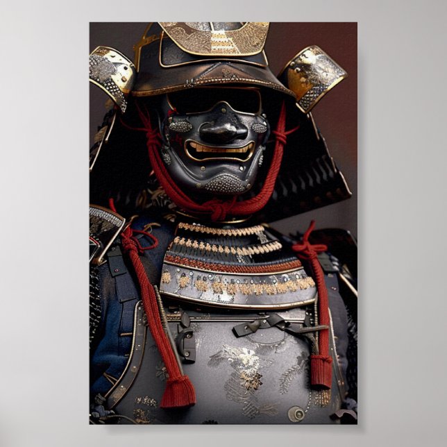 Samurai Armor Artwork Poster Wall Art Cards drucke (Vorne)