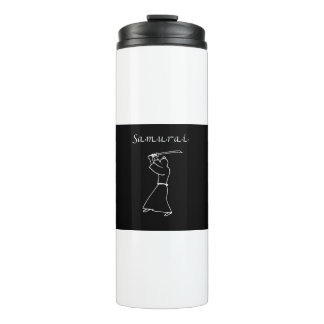 Samurai Art und Weise der Krieger Geschenk präsent Thermosbecher