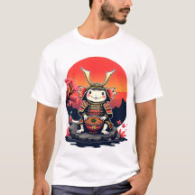 Samurai Axolotl mit Ramen Bowl