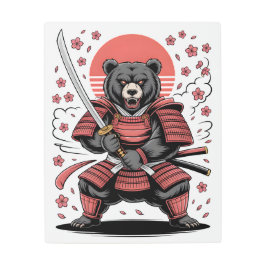 Samurai-Bär Metallkunst