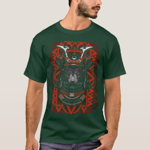 Samurai Bär Tätowierung  T-Shirt