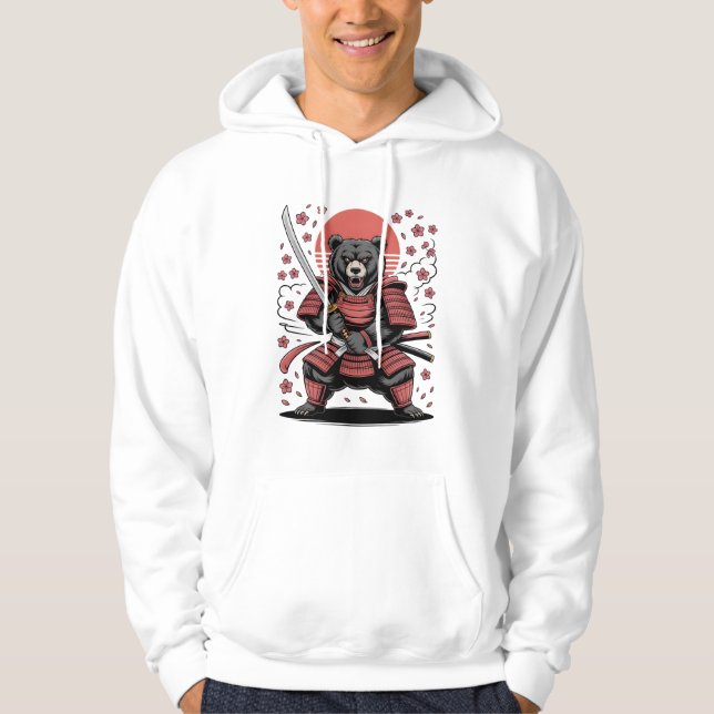 Samurai Bear Men's Hoodie (Vorderseite)