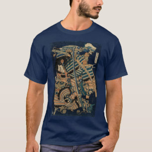 SAMURAI-BEKÄMPFUNG MIT KATANA-SCHWERTERN von Hokus T-Shirt
