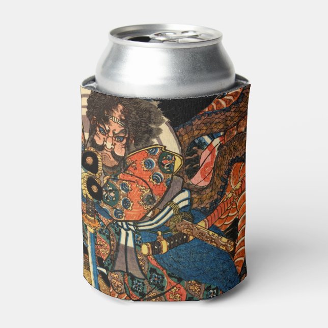 SAMURAI BEKÄMPFUNG VON PYTHON DOSENKÜHLER (Kanne Vorderseite)