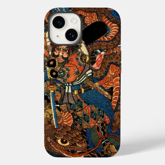 SAMURAI-BEKÄMPFUNGSMONSTER Case-Mate iPhone 14 HÜLLE (Rückseite)