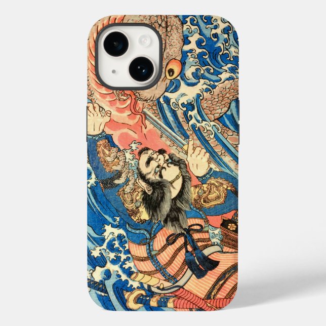 SAMURAI-BEKÄMPFUNGSMONSTER Case-Mate iPhone 14 HÜLLE (Rückseite)