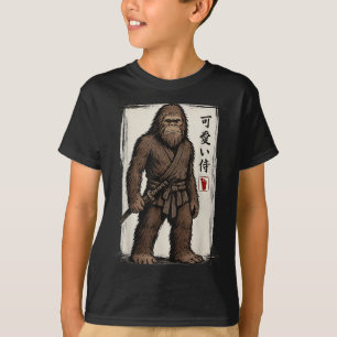 Samurai Bigfoot Japanese Art Anime Funny Men T-Shirt