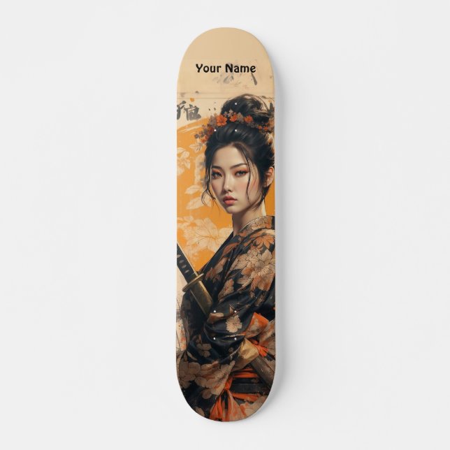 Samurai Bloom: Skateboard (Vorne)