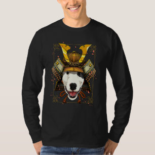 Samurai Bull Terrier Bully Hund Haustier Japanisch T-Shirt