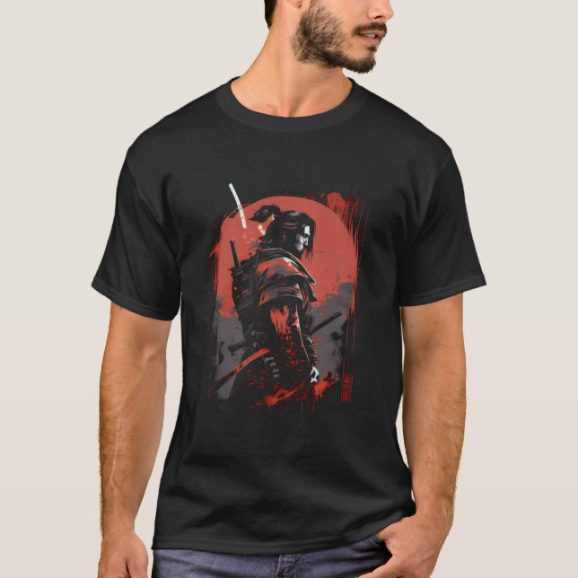 Samurai Bushido Japan Warrior Japanese T-Shirt (Vorderseite)
