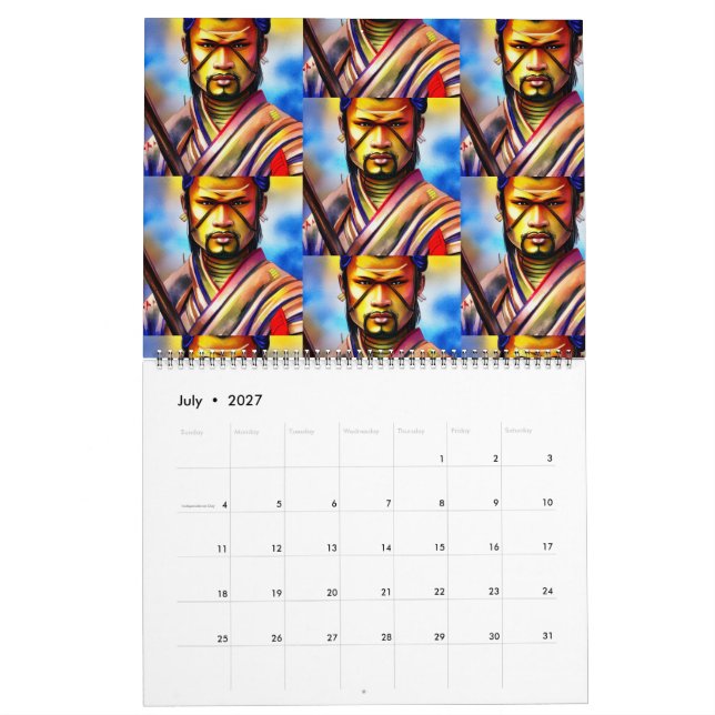 Samurai Bushido Kalender (Jul 2027)