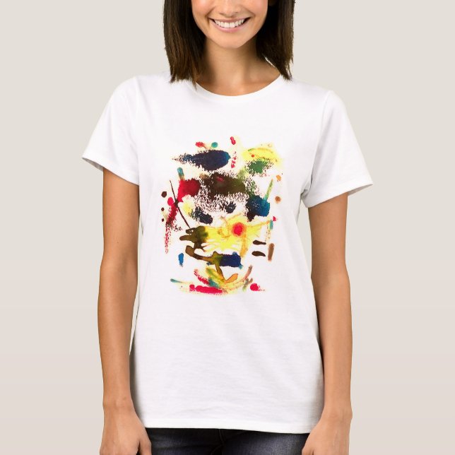 Samurai Cat-Lady Abstrakt Hankamer Artjunkhaus Kun T-Shirt (Vorderseite)